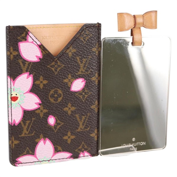 【原宿店限定】ルイ・ヴィトン LOUIS VUITTON エテュイ ミロワールミラー 手鏡・コンパクト モノグラムチェリーブロッサム モノグラム M92018 レディース 137388V