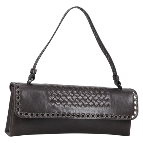 【原宿店限定】ボッテガヴェネタ BOTTEGAVENETA ハンドバッグ レザー ブラウン レディース 135208V