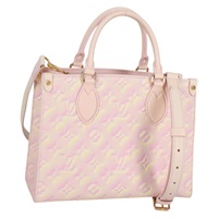 【原宿店限定】ルイ・ヴィトン LOUIS VUITTON オンザゴーPM ハンドバッグ モノグラムアンプラント 2way ピンク M46168 レディース 138081M