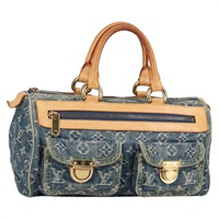 【原宿店限定】ルイ・ヴィトン LOUIS VUITTON ネオ・スピーディ ハンドバッグ モノグラムデニム ブルー M95019 レディース 141243V