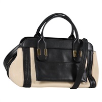 【原宿店限定】クロエ Chloe リトルアリス ハンドバッグ レザー 2way ホワイト ゴールド レディース BA5358V