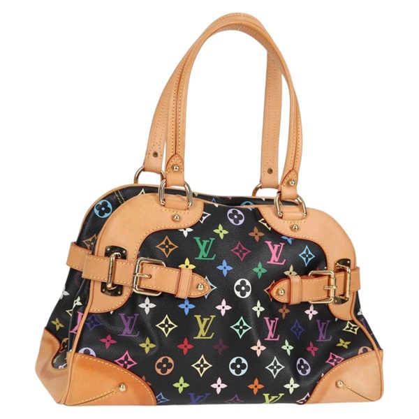【原宿店限定】ルイ・ヴィトン LOUIS VUITTON クラウディア ハンドバッグ モノグラム・マルチカラー ブラック M40194 レディース 124894AV