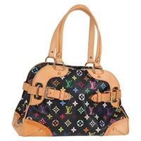 【原宿店限定】ルイ・ヴィトン LOUIS VUITTON クラウディア ハンドバッグ モノグラム・マルチカラー ブラック M40194 レディース 124894AV