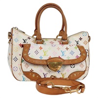 【原宿店限定】ルイ・ヴィトン LOUIS VUITTON リタ ハンドバッグ モノグラムマルチカラー 2way ホワイト M40125 レディース 125339V
