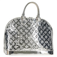 【原宿店限定】ルイ・ヴィトン LOUIS VUITTON アルマ GM ハンドバッグ モノグラムミロワール シルバー M95273 レディース 125593AV