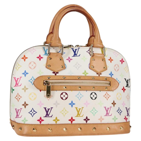【原宿店限定】ルイ・ヴィトン LOUIS VUITTON アルマ ハンドバッグ モノグラム・マルチカラー ホワイト M92647 レディース 125649V