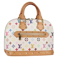 【原宿店限定】ルイ・ヴィトン LOUIS VUITTON アルマ ハンドバッグ モノグラム・マルチカラー ホワイト M92647 レディース 125649V