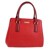 【原宿店限定】バーバリー BURBERRY ハンドバッグ レザー レッド ゴールド レディース BA2993V