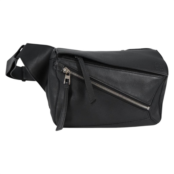 【原宿店限定】ロエベ LOEWE ショルダーバッグ パズルバムバッグ　スモール レザー ブラック レディース 133764M