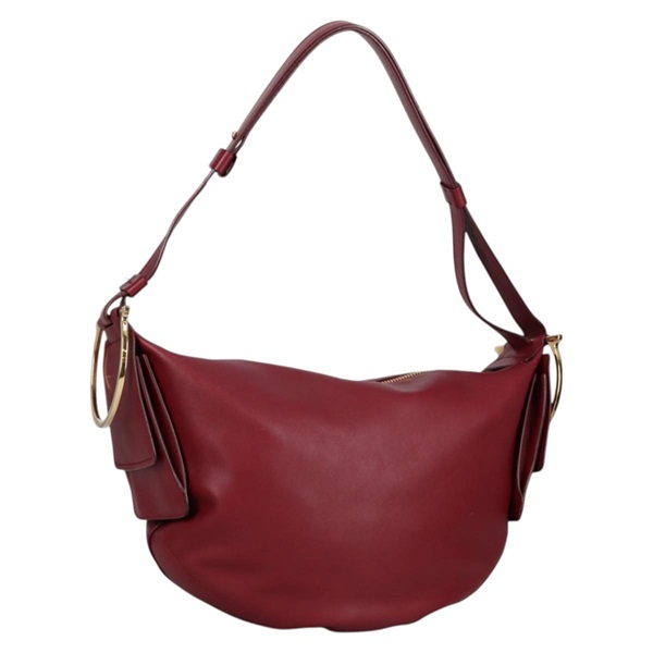 【原宿店限定】サルヴァトーレフェラガモ Salvatore Ferragamo ショルダーバッグ ガンチーニ レザー ワインレッド ゴールド レディース 135156M