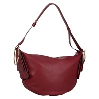 【原宿店限定】サルヴァトーレフェラガモ Salvatore Ferragamo ショルダーバッグ ガンチーニ レザー ワインレッド ゴールド レディース 135156M