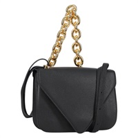 【原宿店限定】ボッテガヴェネタ BOTTEGAVENETA ショルダーバッグ レザー 2way ブラック ゴールド レディース 135255M