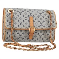 【原宿店限定】ルイ・ヴィトン LOUIS VUITTON カミーユ チェーン ショルダーバッグ モノグラムミニ ブルー M92002 レディース 139930V