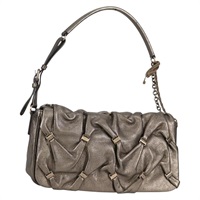【原宿店限定】サルヴァトーレフェラガモ Salvatore Ferragamo ヴァラ ショルダーバッグ レザー シルバー レディース am8982V