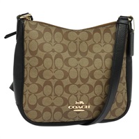 【原宿店限定】コーチ Coach ショルダーバッグ シグネチャー PVC ベージュ ゴールド レディース bs26966