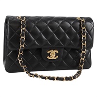 【原宿店限定】シャネル CHANEL ショルダーバッグ マトラッセ23 チェーン ラムスキン ブラック ゴールド レディース 138087SM