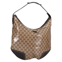 【原宿店限定】グッチ GUCCI ショルダーバッグ GGクリスタル コーティングキャンバス ベージュ ゴールド 293596 レディース yk19338V