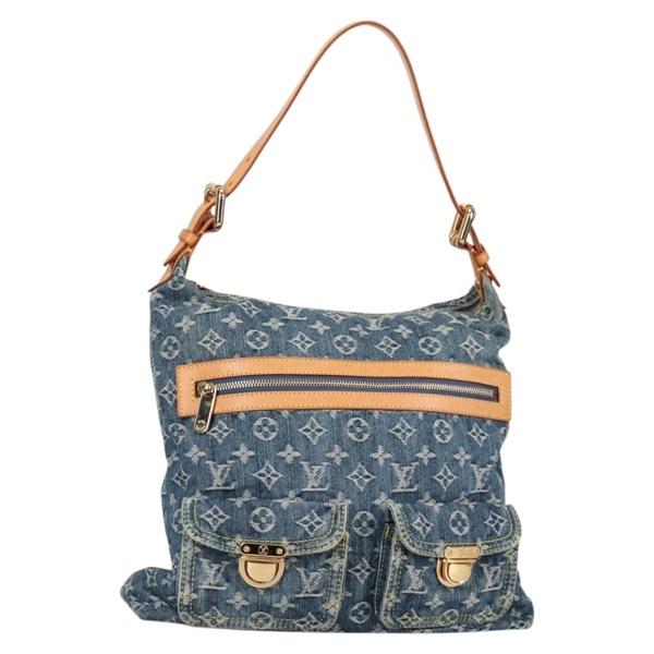 【原宿店限定】ルイ・ヴィトン LOUIS VUITTON バギーGM ショルダーバッグ モノグラムデニム ブルー M95048 レディース yk19342V