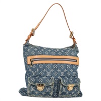 【原宿店限定】ルイ・ヴィトン LOUIS VUITTON バギーGM ショルダーバッグ モノグラムデニム ブルー M95048 レディース yk19342V