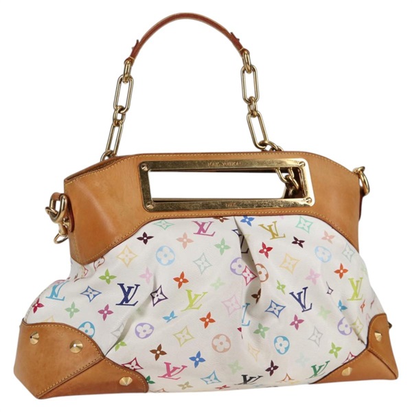 【原宿店限定】ルイ・ヴィトン LOUIS VUITTON ジュディGM ショルダーバッグ モノグラム・マルチカラー 2way ホワイト M40253 レディース 126227V