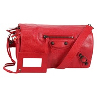 【原宿店限定】バレンシアガ BALENCIAGA アニョー クラシックツール ショルダーバッグ レザー レッド 327101 レディース yk19453V