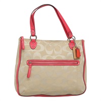 【原宿店限定】コーチ Coach トートバッグ シグネチャー キャンバス ベージュ レディース bs24162