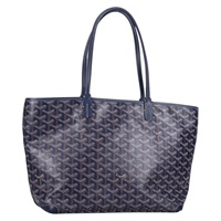 【原宿店限定】ゴヤール GOYARD アルトワPM トートバッグ ヘリンボーン PVC レザー ブルー レディース BA5176M