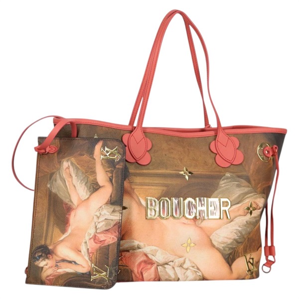 【原宿店限定】ルイ・ヴィトン LOUIS VUITTON ネヴァーフルMM トートバッグ マスターズコレクション ブーシェ ブラウン M43357 レディース BA5548M