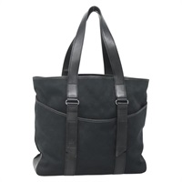 【原宿店限定】グッチ GUCCI トートバッグ GGキャンバス ブラック シルバー 145971 レディース ep10676V