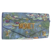 【原宿店限定】ルイ・ヴィトン LOUIS VUITTON ポルトフォイユ サラ 長財布 マスターズコレクション MONET ブルー M67589 レディース 139607M