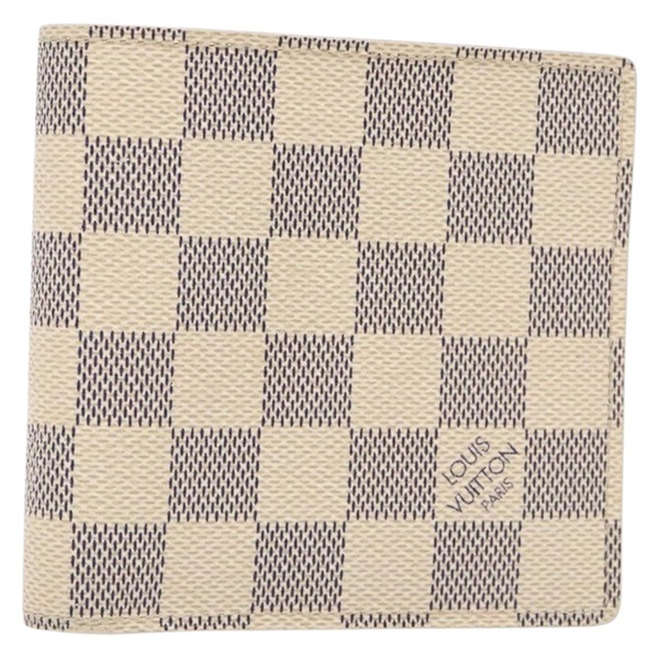 【原宿店限定】ルイ・ヴィトン LOUIS VUITTON ポルト フォイユ マルコ 二つ折り財布 ダミエ アズール N60018 レディース 138920V