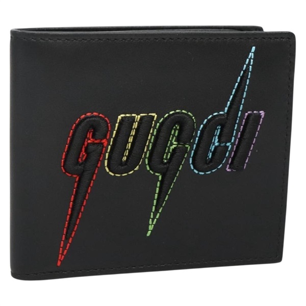 【原宿店限定】グッチ GUCCI 財布 コンパクトウォレット レザー ブラック 597674 レディース 139999M