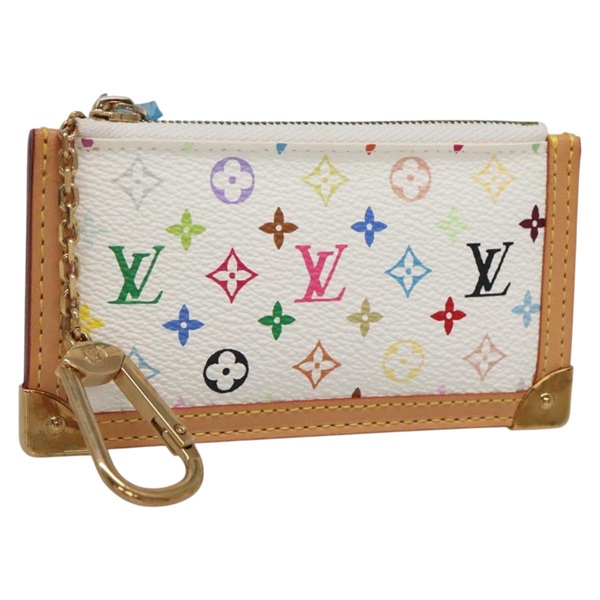 【原宿店限定】ルイ・ヴィトン LOUIS VUITTON ポシェット・クレ コインケース モノグラム・マルチカラー ホワイト M92655 レディース 139622V