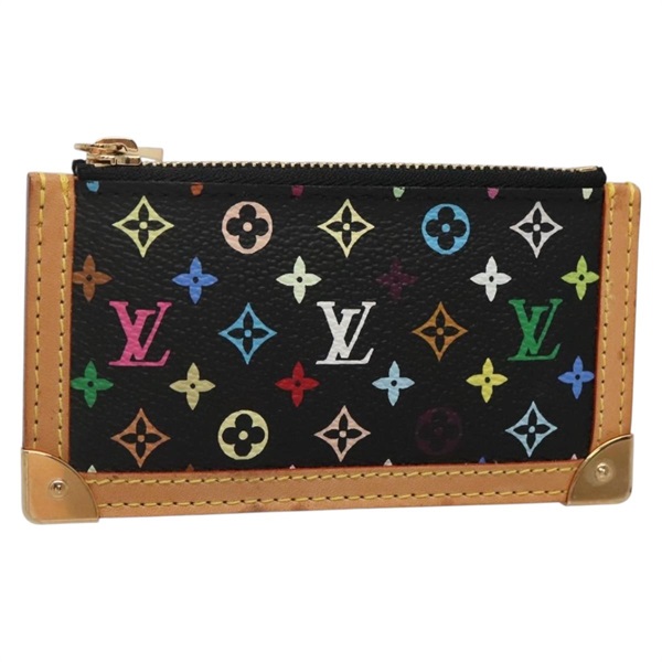 【原宿店限定】ルイ・ヴィトン LOUIS VUITTON ポシェット・クレ コインケース モノグラム・マルチカラー ブラック M13664 レディース 140517V