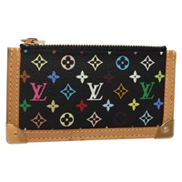 【原宿店限定】ルイ・ヴィトン LOUIS VUITTON ポシェット・クレ コインケース モノグラム・マルチカラー ブラック M13664 レディース 140517V