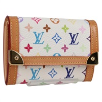 【原宿店限定】ルイ・ヴィトン LOUIS VUITTON ポルトモネプラ コインケース モノグラム マルチカラー ホワイト M92657 レディース ac3869V