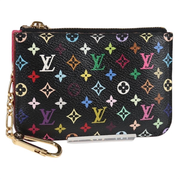 【原宿店限定】ルイ・ヴィトン LOUIS VUITTON ポシェットクレ NM コインケース モノグラムマルチカラー ブラック M60279 レディース 131838V