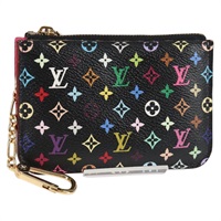 【原宿店限定】ルイ・ヴィトン LOUIS VUITTON ポシェットクレ NM コインケース モノグラムマルチカラー ブラック M60279 レディース 131838V