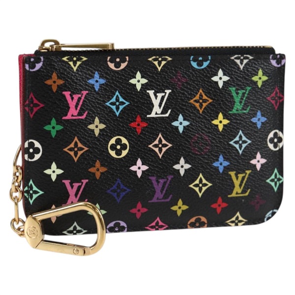 【原宿店限定】ルイ・ヴィトン LOUIS VUITTON ポシェットクレ NM コインケース モノグラムマルチカラー ブラック M60279 レディース 133667V
