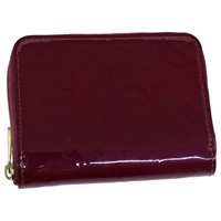 【原宿店限定】ルイ・ヴィトン LOUIS VUITTON ジッピーコインパース 財布 モノグラムヴェルニ パープル M91534 レディース am6485V