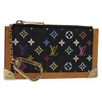 【原宿店限定】ルイ・ヴィトン LOUIS VUITTON ポシェット・クレ コインケース モノグラム・マルチカラー ブラック M13664 レディース yk18688V