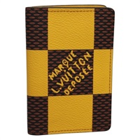 【原宿店限定】ルイ・ヴィトン LOUIS VUITTON オーガナイザー ドゥ ポッシュ カードケース ダミエポップ イエロー N40596 レディース 134907M