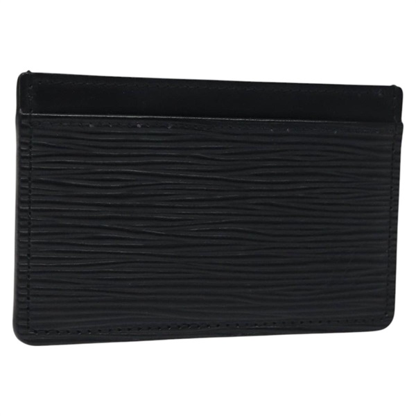 【原宿店限定】ルイ・ヴィトン LOUIS VUITTON ポルトカルトサーンプル カードケース エピ ブラック M63512 レディース ep8221V