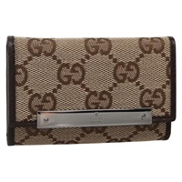 【原宿店限定】グッチ GUCCI キーケース GGキャンバス ベージュ 127048 1147 レディース 142039V