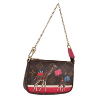 【原宿店限定】ルイ・ヴィトン LOUIS VUITTON ミニポシェットアクセソワール ポーチ モノグラム 2017年クリスマス限定 M62087 レディース 140396V