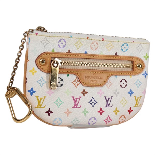 【原宿店限定】ルイ・ヴィトン LOUIS VUITTON ポシェットMM ポーチ モノグラムマルチカラー ホワイト M60028 レディース 140849V
