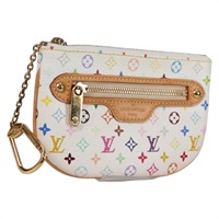 【原宿店限定】ルイ・ヴィトン LOUIS VUITTON ポシェットMM ポーチ モノグラムマルチカラー ホワイト M60028 レディース 140849V