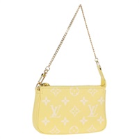 【原宿店限定】ルイ・ヴィトン LOUIS VUITTON ミニポシェットアクセソワール アクセサリーポーチ モノグラムアンプラント イエロー M46129 レディース 128802M