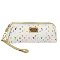 【原宿店限定】ルイ・ヴィトン LOUIS VUITTON ケイト アクセサリーポーチ モノグラム マルチカラー ホワイト M55212 レディース 82391SAV