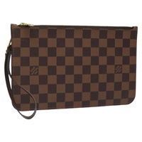 【原宿店限定】ルイ・ヴィトン LOUIS VUITTON ネヴァーフル MM ポーチ アクセサリーポーチ ダミエ エベヌ レディース hk2018V